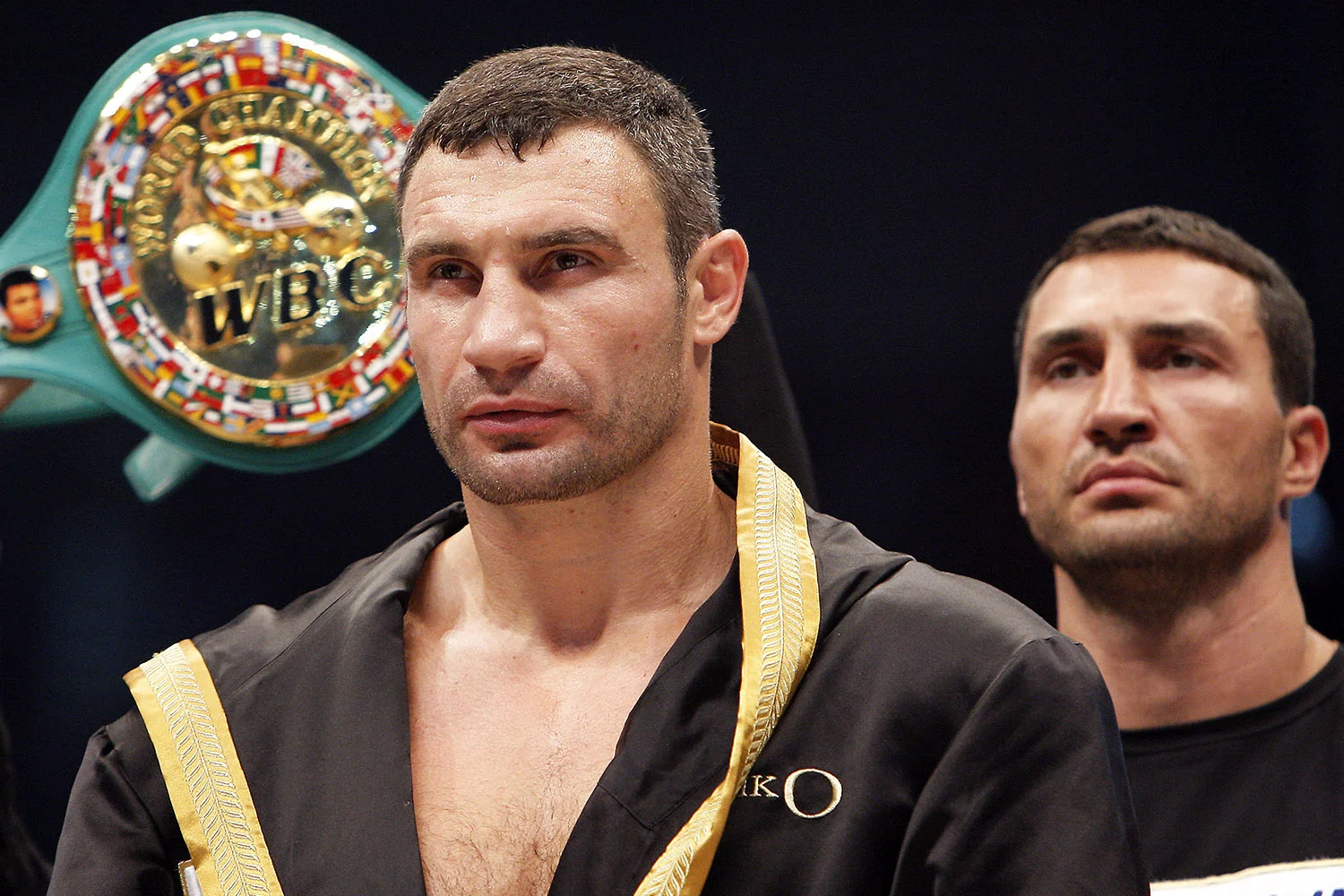 Ring Intros: Vitali Klitschko with Wladimir Klitschko
