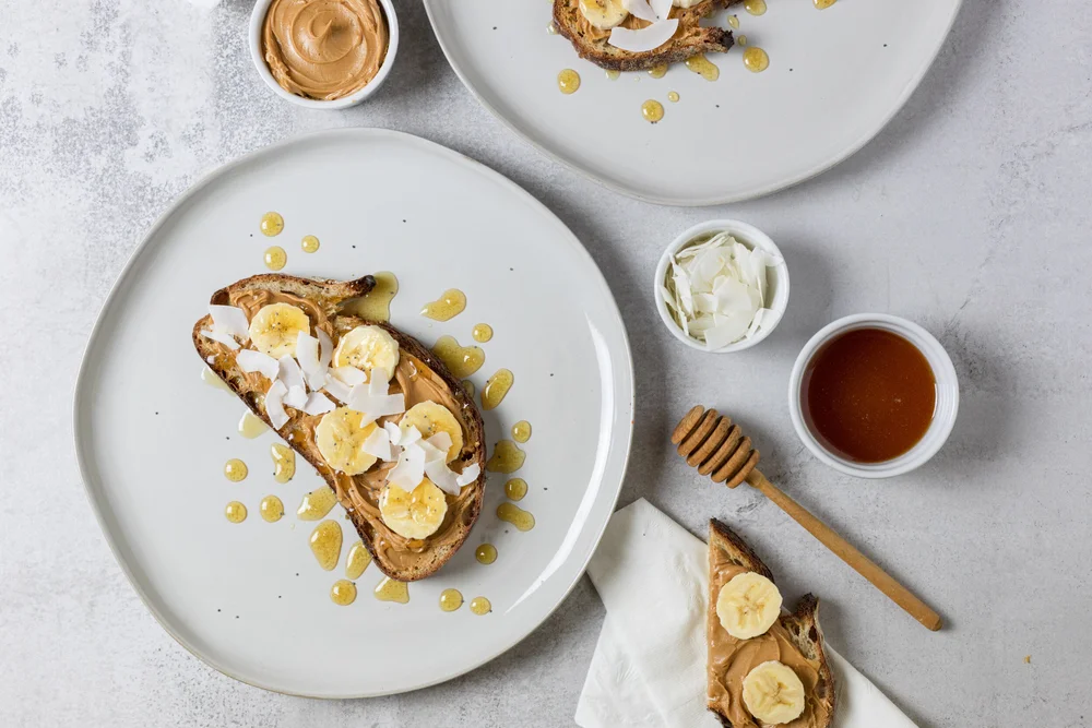Peanut Butter Banana Toast Haley Ivers Influencer And Content Creator