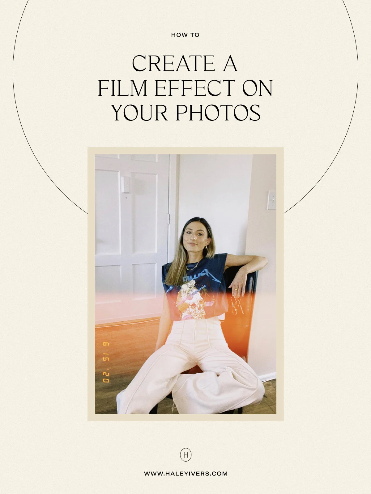How to create a film effect on your photos with the Dazz Cam | Easy step by step tutorial | Haley Ivers Bay Area Content Creator