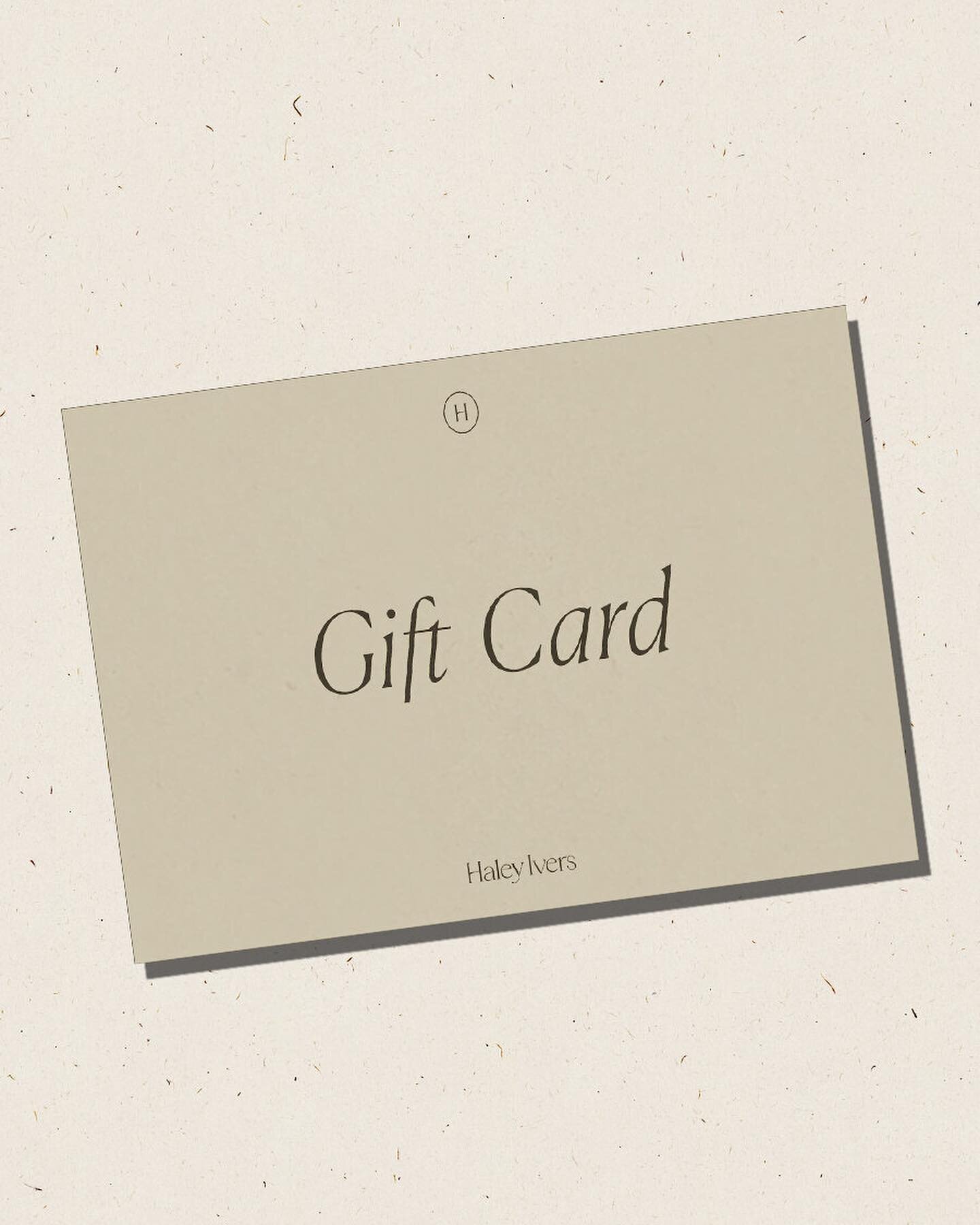 INTRODUCING GIFT CARDS ✨ The perfect last-minute gift for the creative in your life! No wrapping necessary 😉