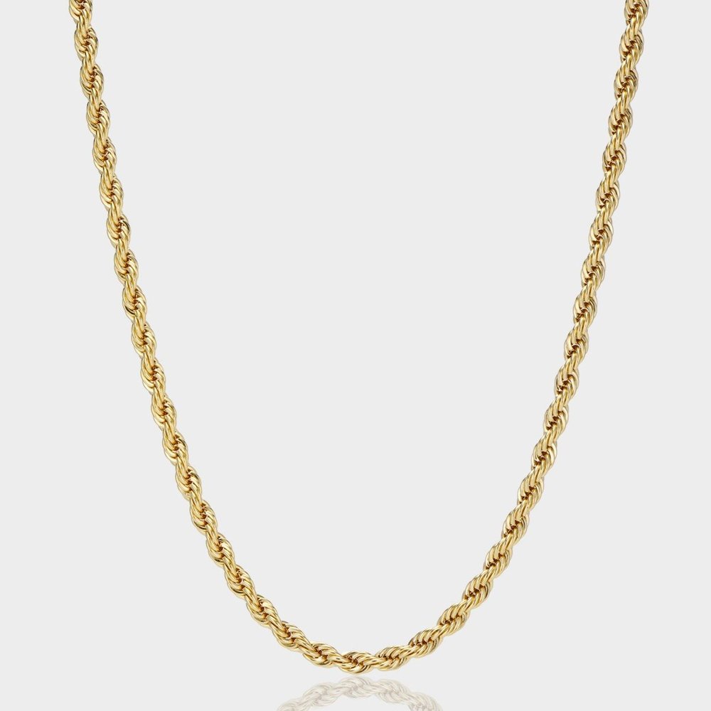 Aureum Chloe Gold Rope Layering Necklace