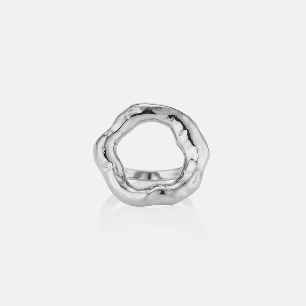 Aureum Nova Silver Statement Ring