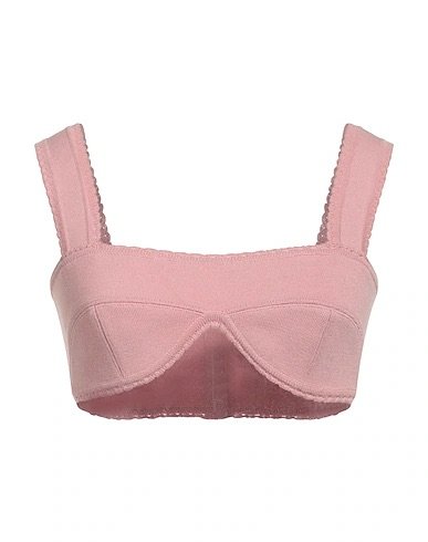 light pink bustier crop top 