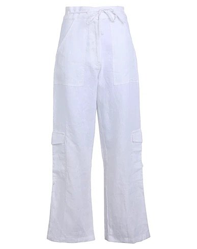 white linen pants faithfull the brand