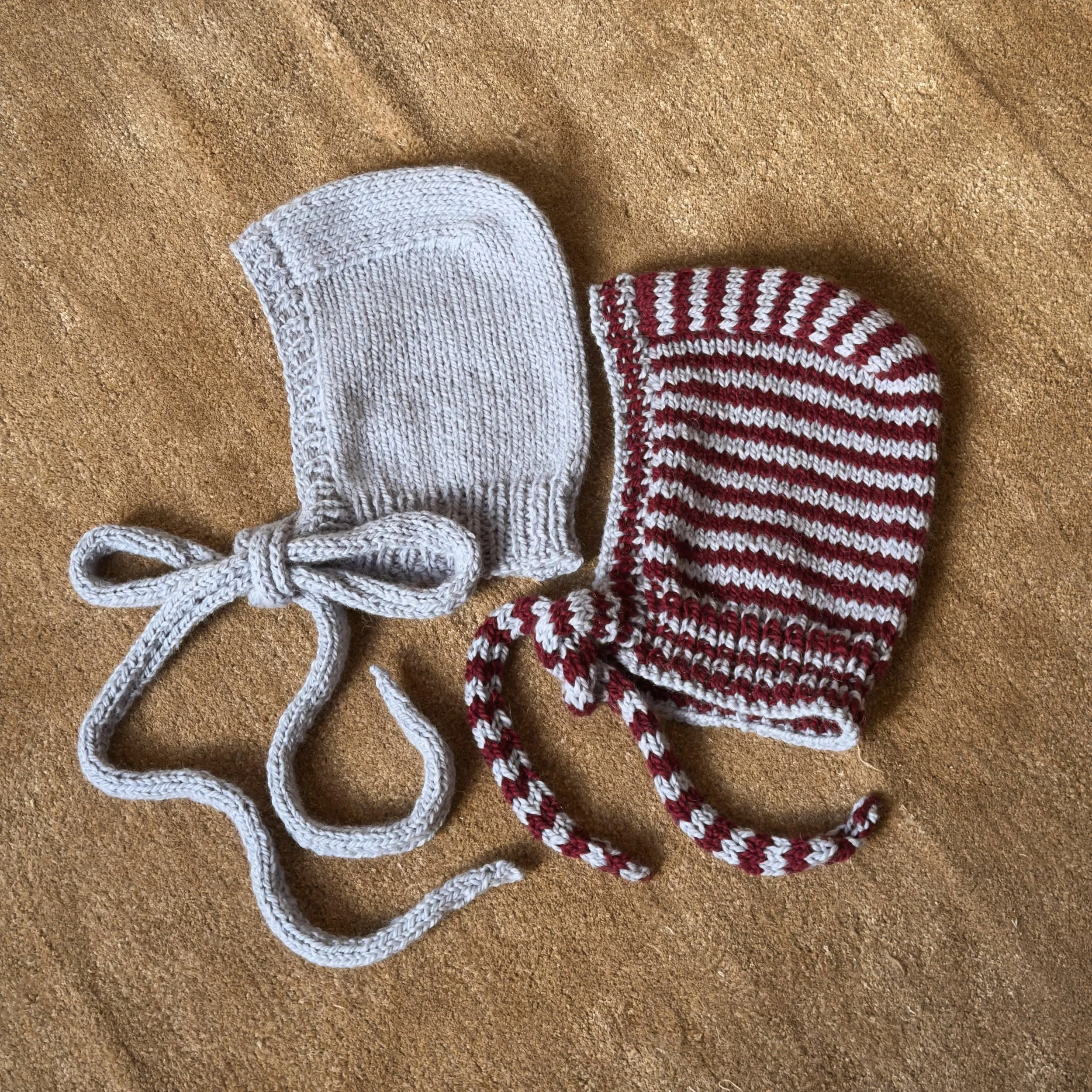 Striped Balabonnet - Knitting Pattern