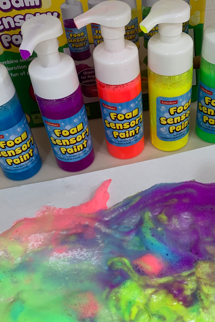Foam Sensory Paint | Set of 5 | Lakeshore