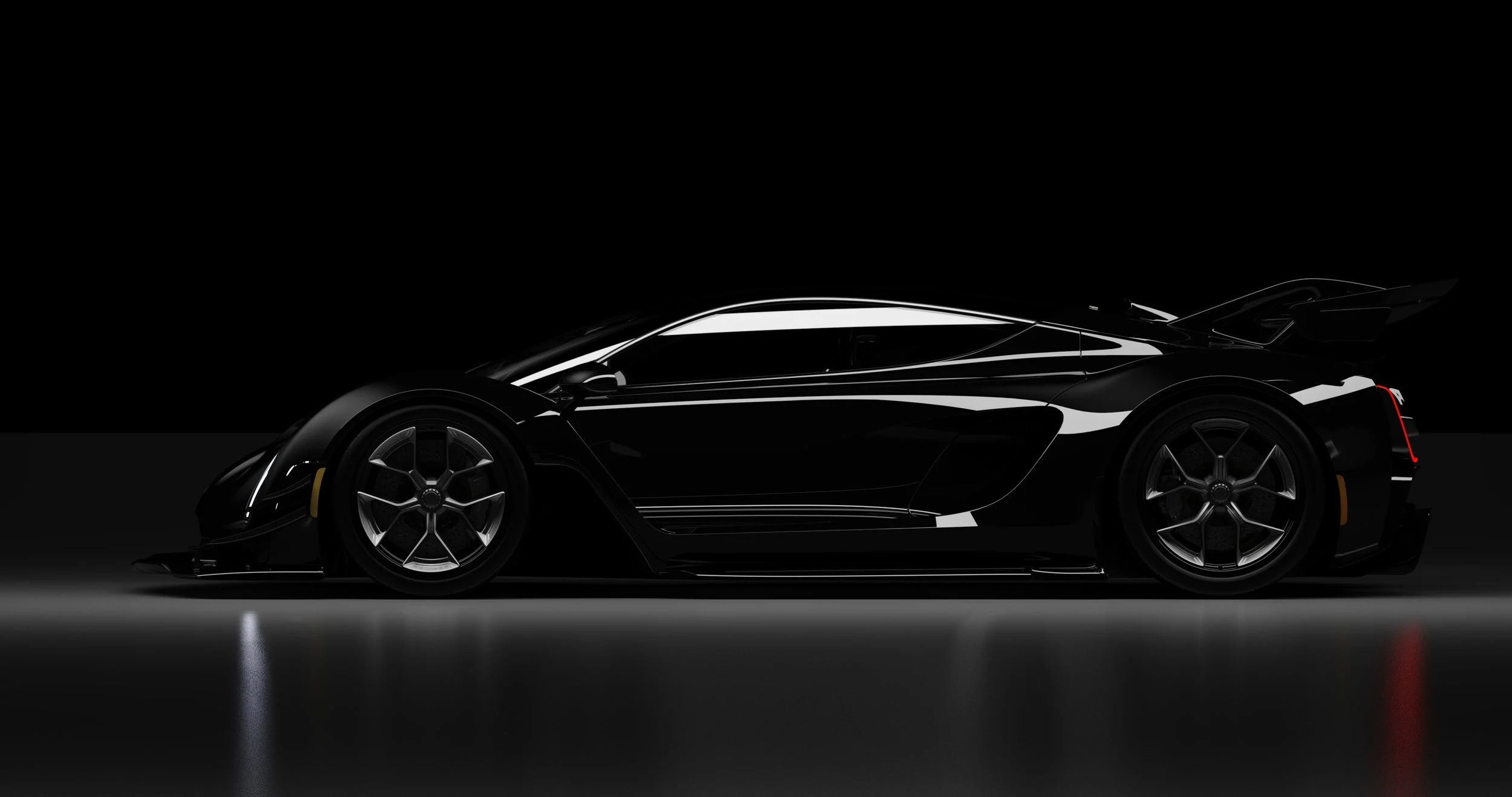 Czinger Blackbird and Chassis Animation