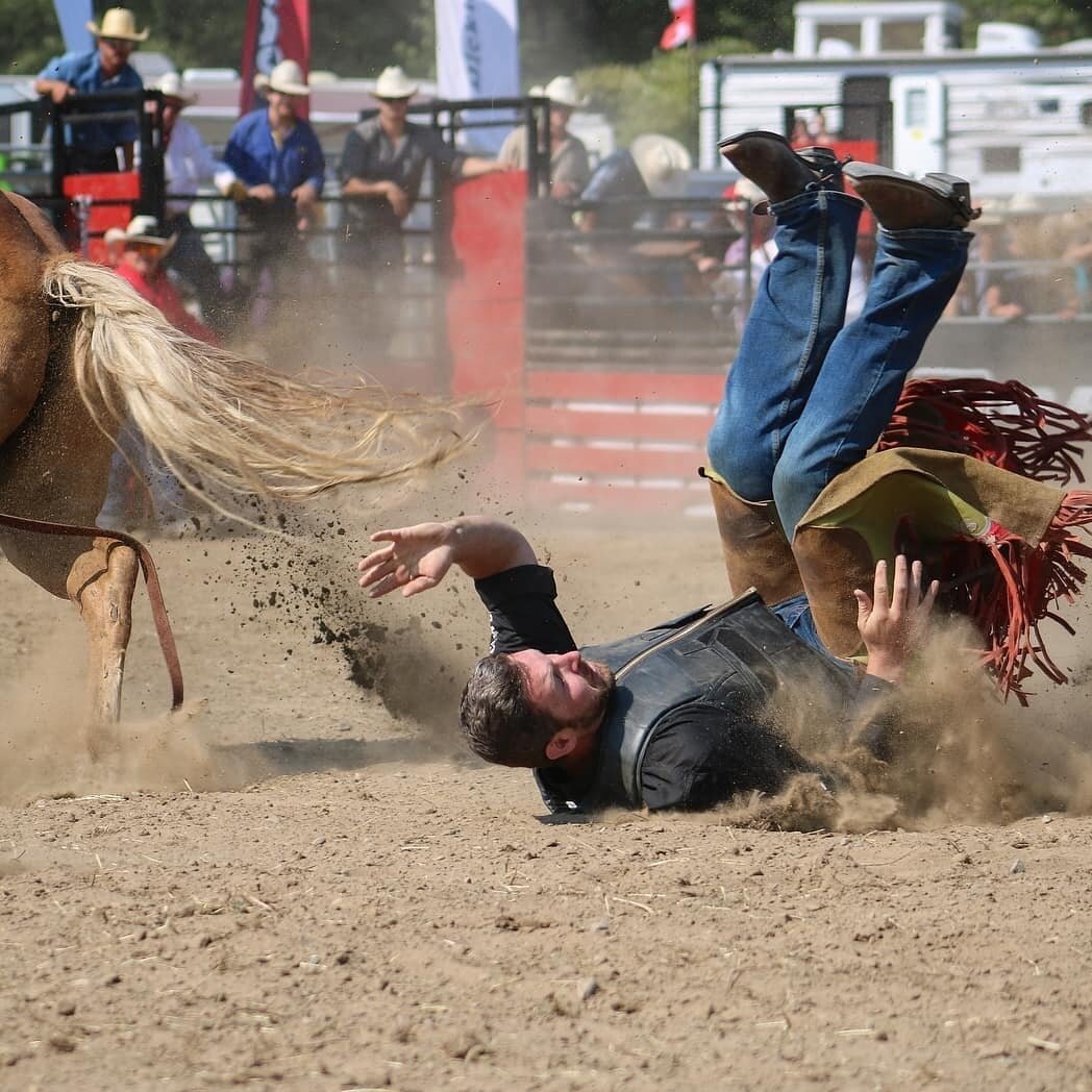 Rolling into rodeo season like... ⁠
⁠
Sometimes you make it to the pickup man and sometimes you don't. All that matters is that you get up, dust yourself off and do it again.'⁠
⁠
Do you agree with me? Let me know in the comments below!👇🏻⁠
.⁠
.⁠
.⁠
