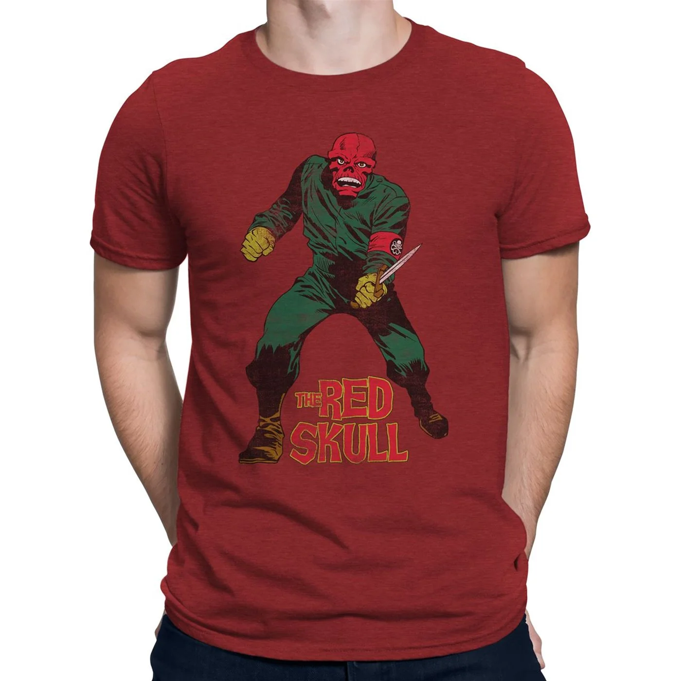 Red Skull I'm Back Men's T-Shirt 