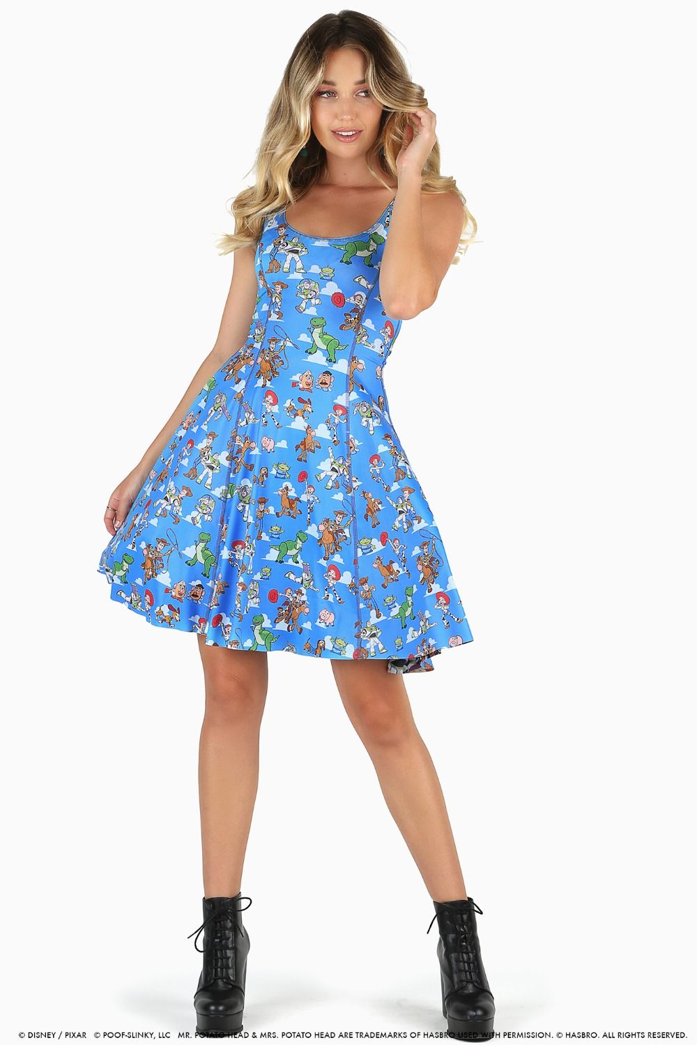 Reach For The Sky vs Toy Story Longline Inside Out Dress - Limited 