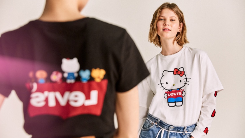 Levi's Says 'Hello' To A New Hello Kitty Collection To Honor The Sanrio  Character's 45th Anniversary — Fashion and Fandom