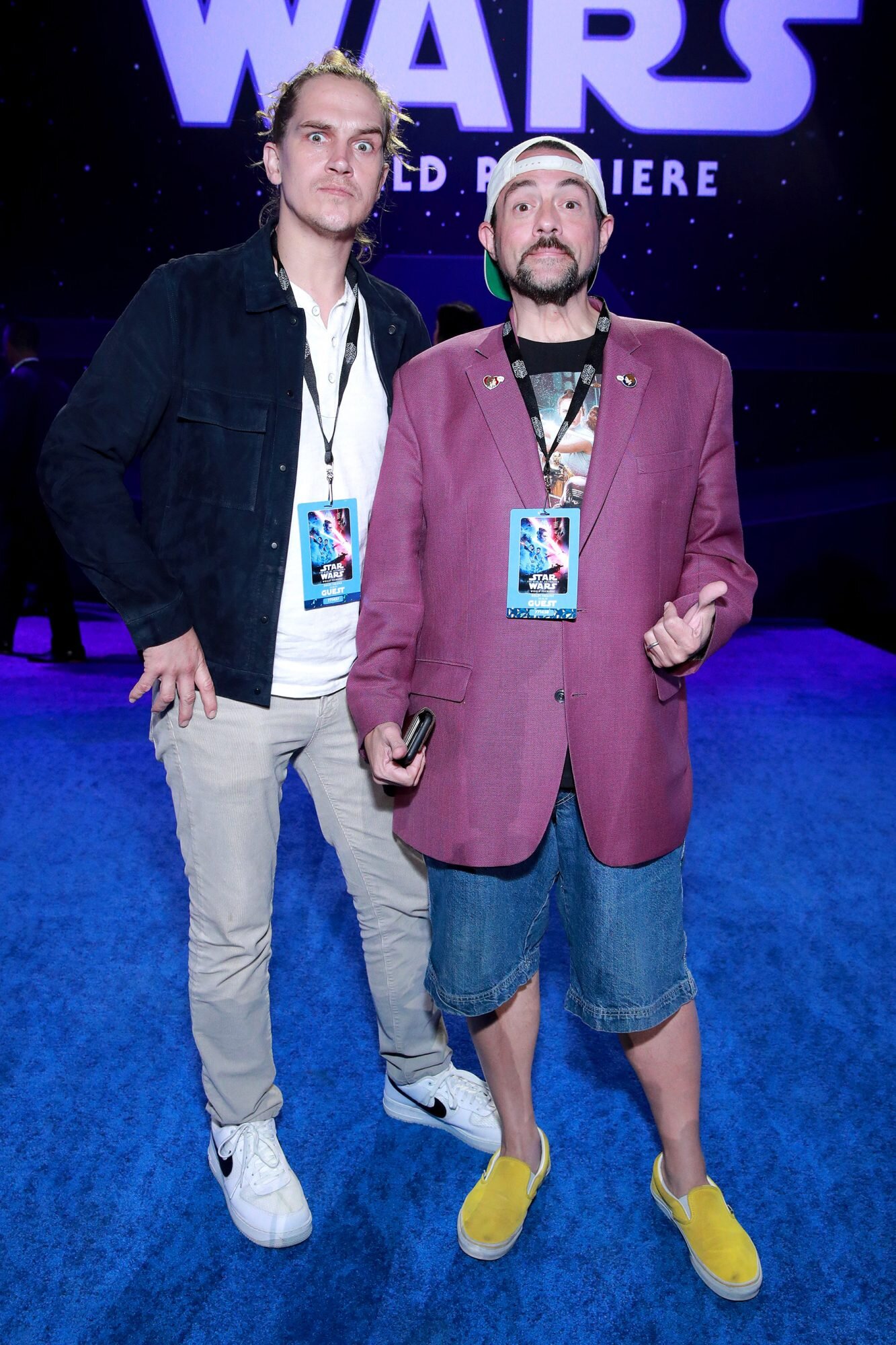 Jason Mewes, left, and Kevin Smith