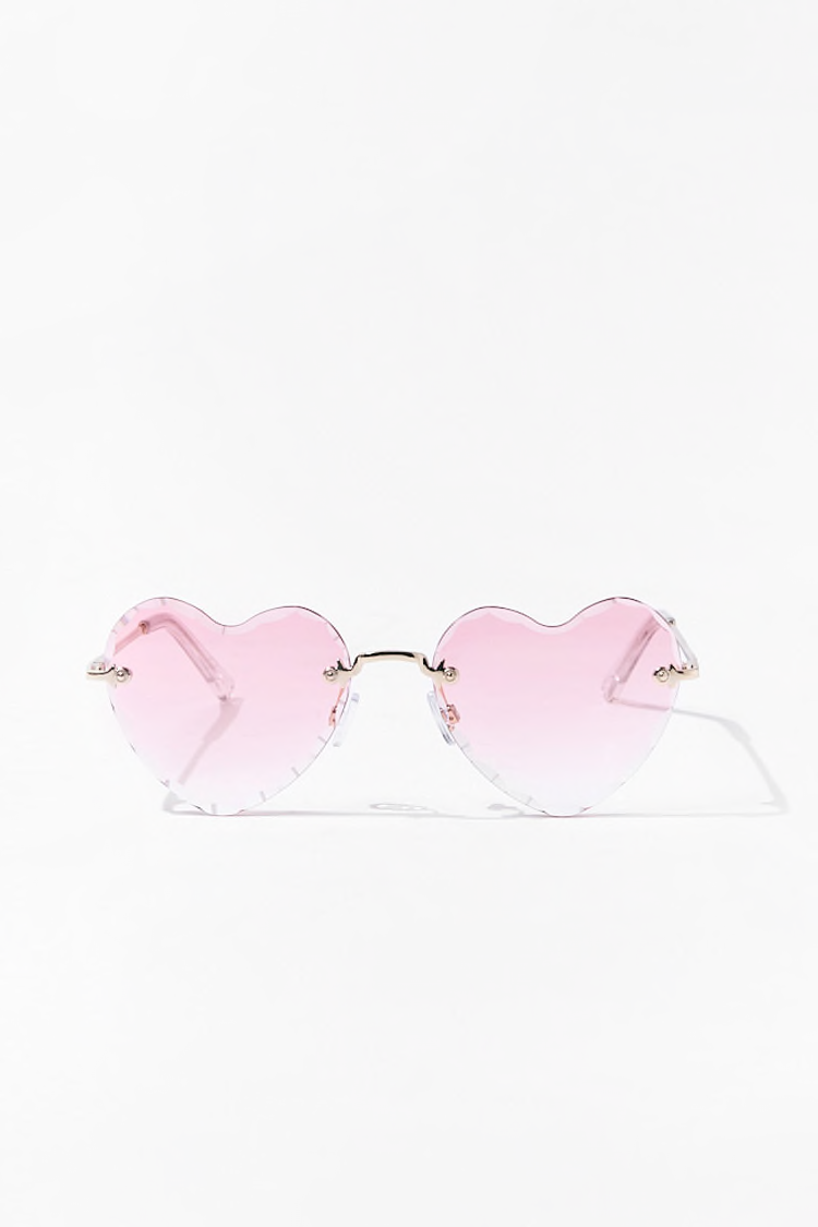 Geo Heart-Shaped Sunglasses