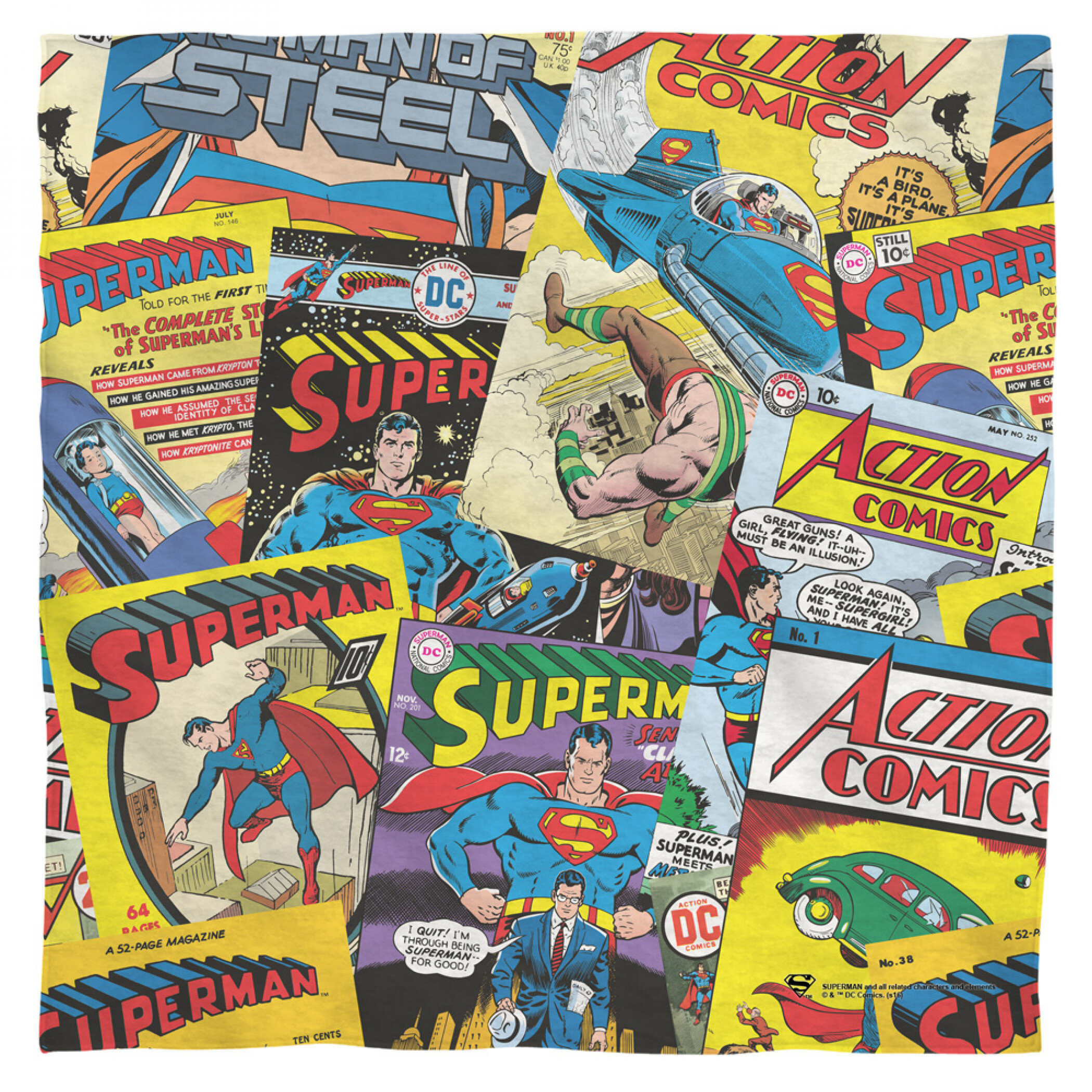 Superman Vintage Comics Bandana