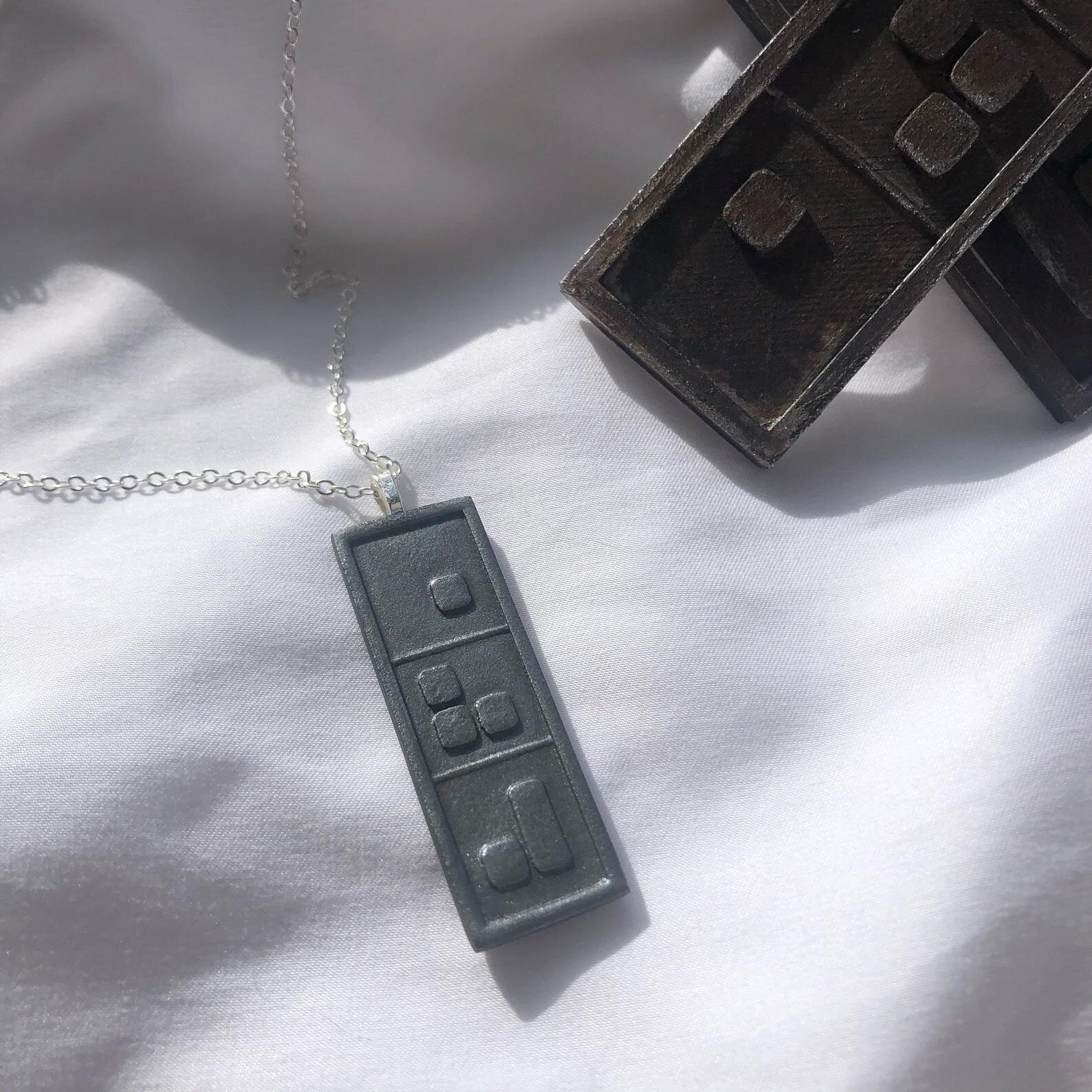 Pure Sabacc Collection Pendant Necklace (Rectangle Coin)