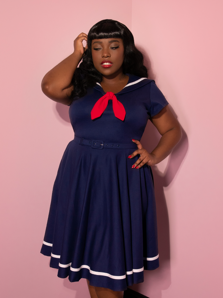 PRE ORDER - GHOSTBUSTERS™ STAY PUFT VINTAGE SAILOR SWING DRESS