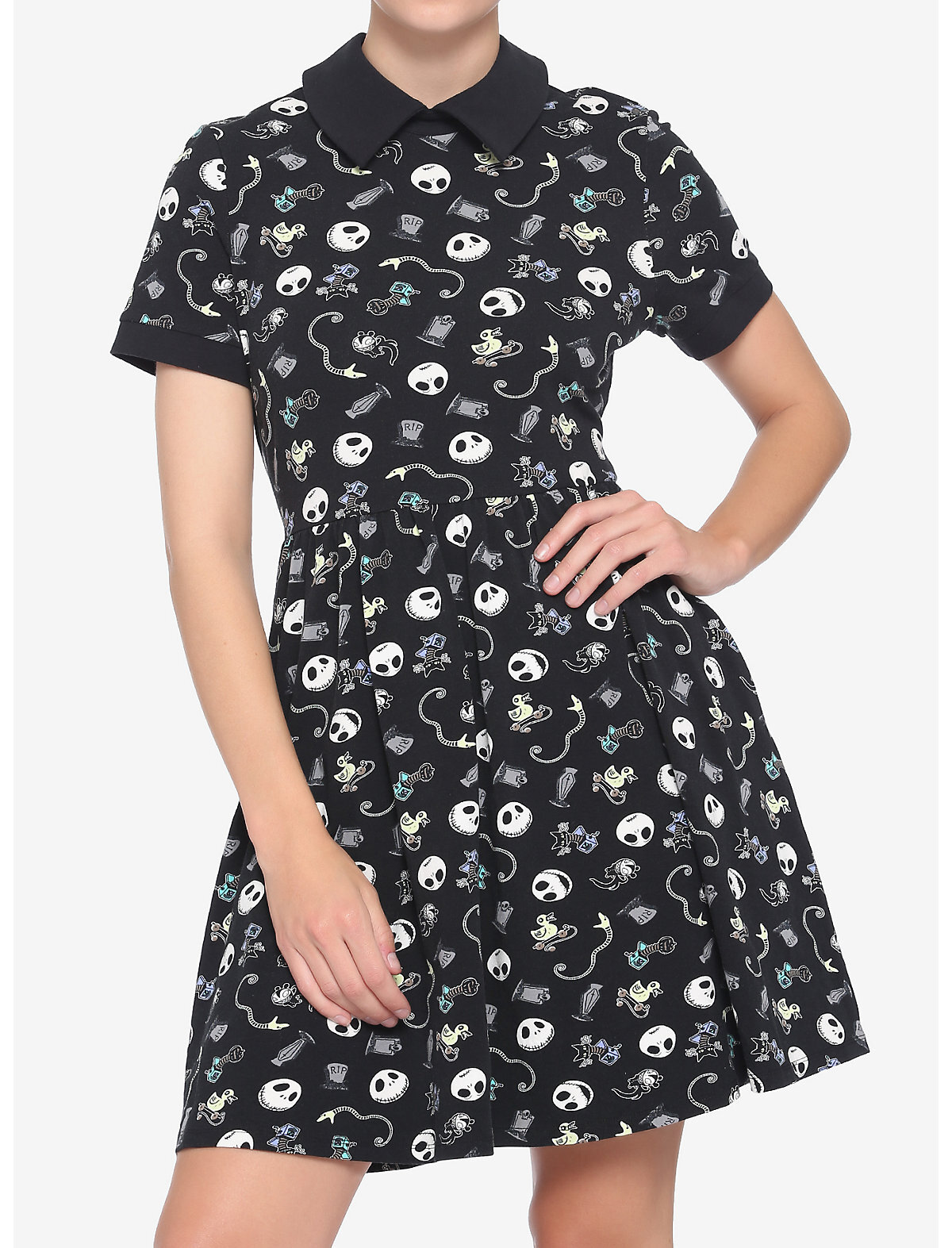 The Nightmare Before Christmas Icons Collar Dress