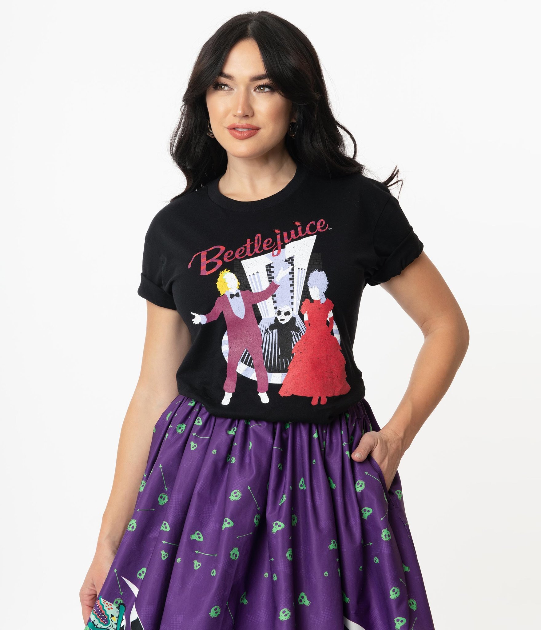 Beetlejuice x Unique Vintage Wedding Nightmare Unisex Tee