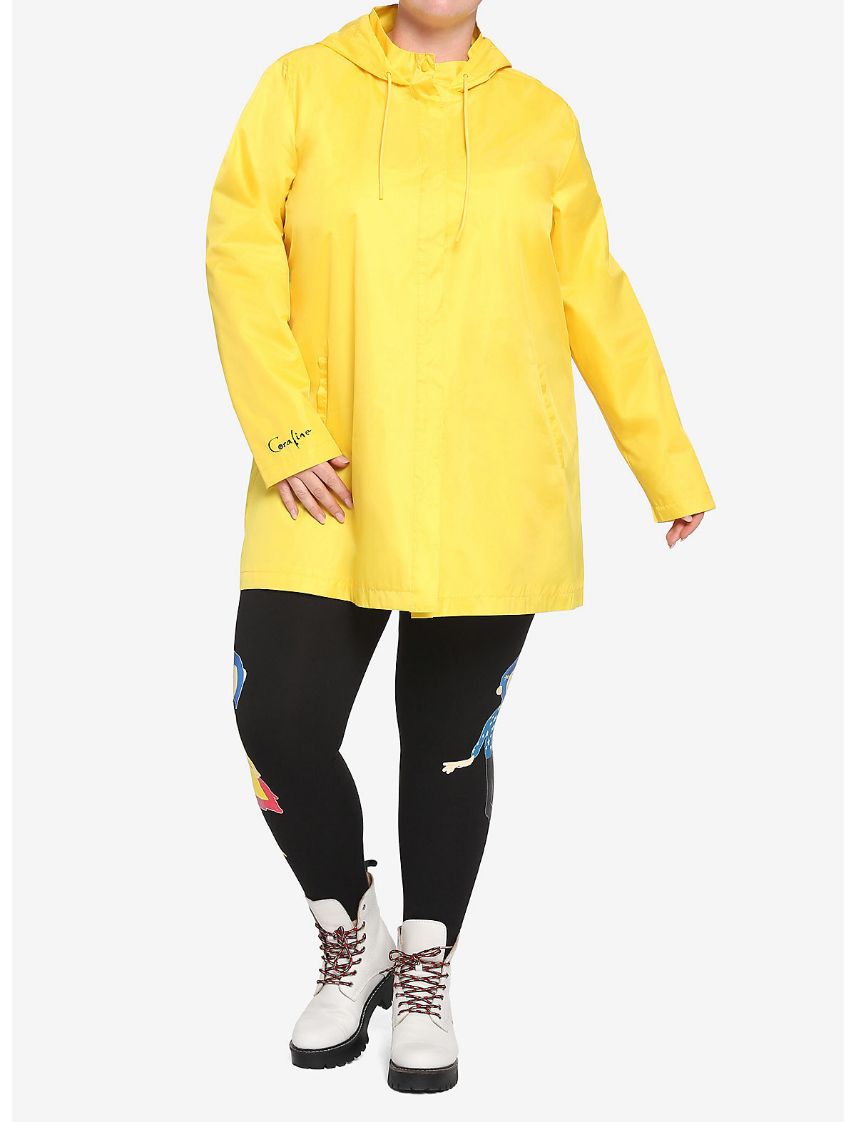 Coraline Yellow Raincoat Plus Size