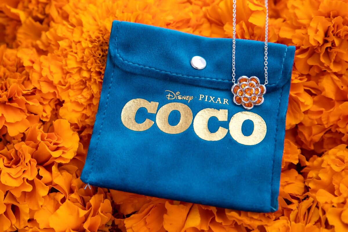Pixar x RockLove Coco Marigold Pendant Necklace