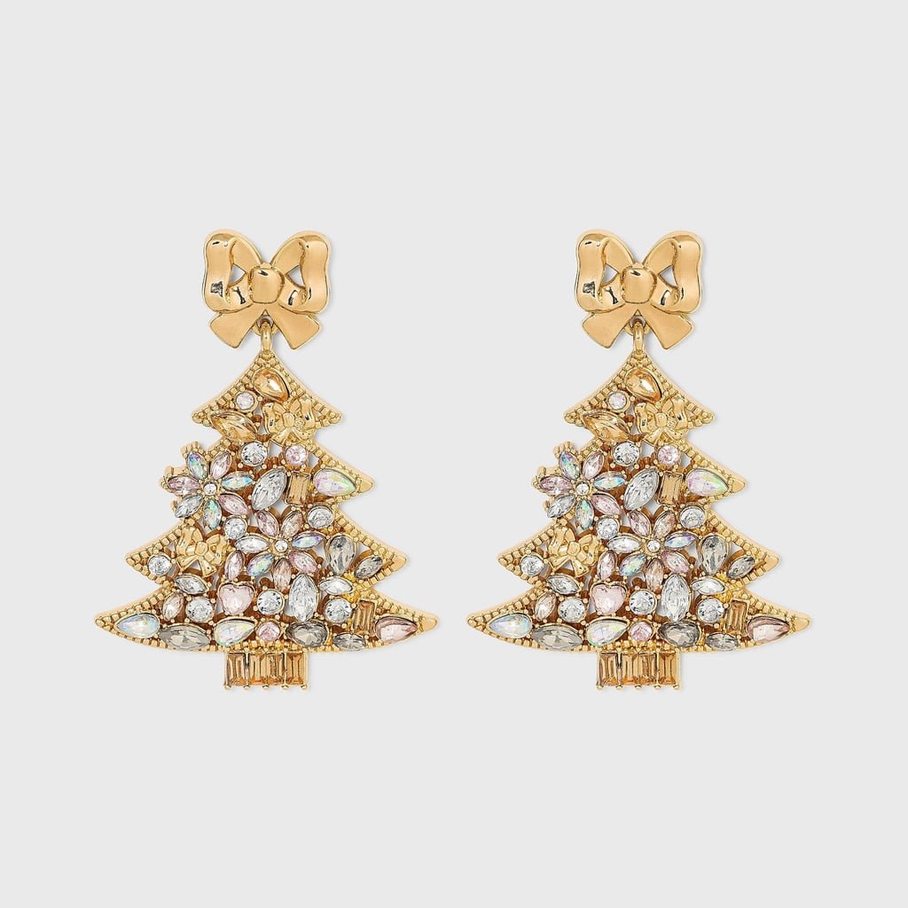 SUGARFIX by BaubleBar Holiday Tree Drop Earrings 