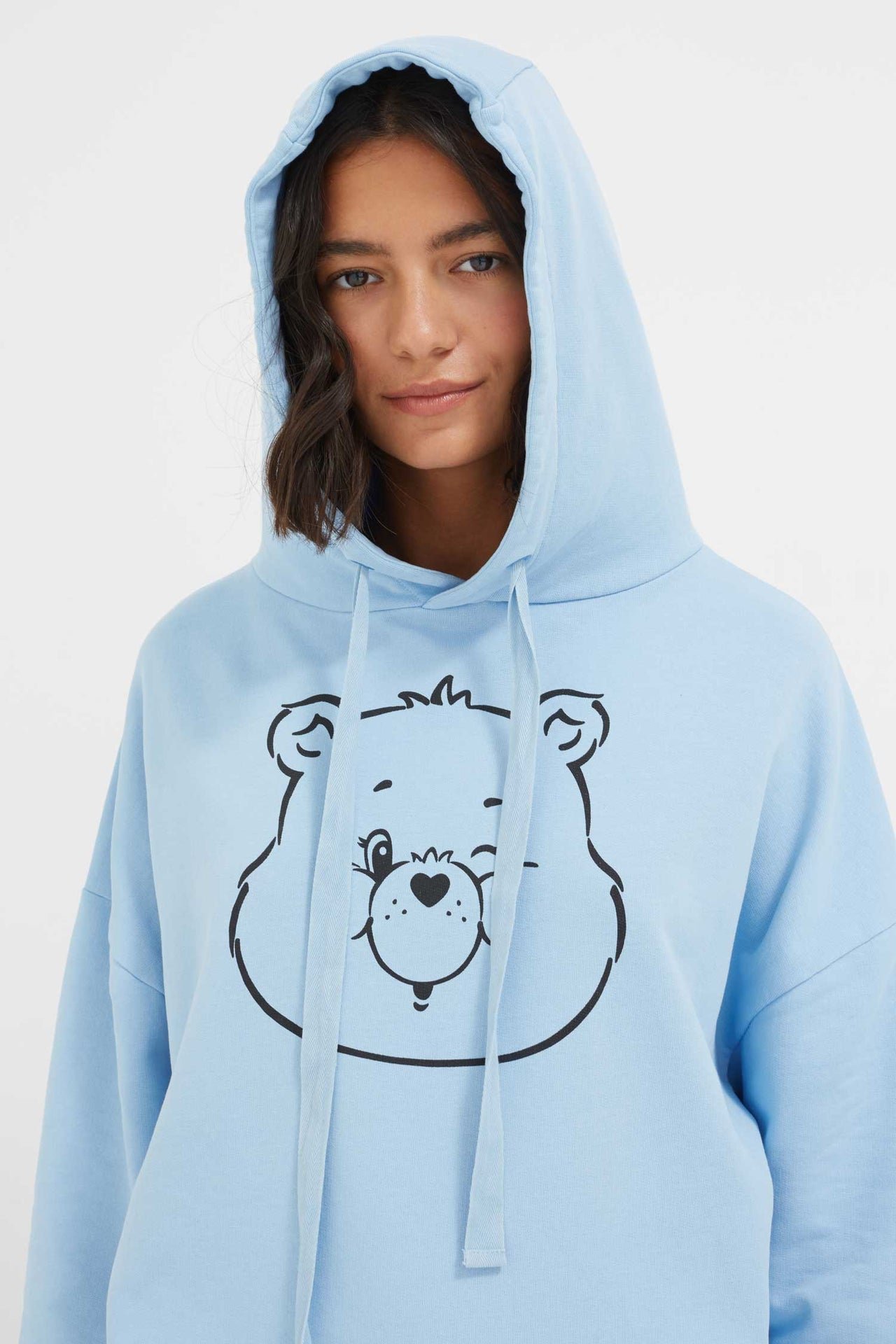 Blue Lucky Care Bears Cotton Hoodie