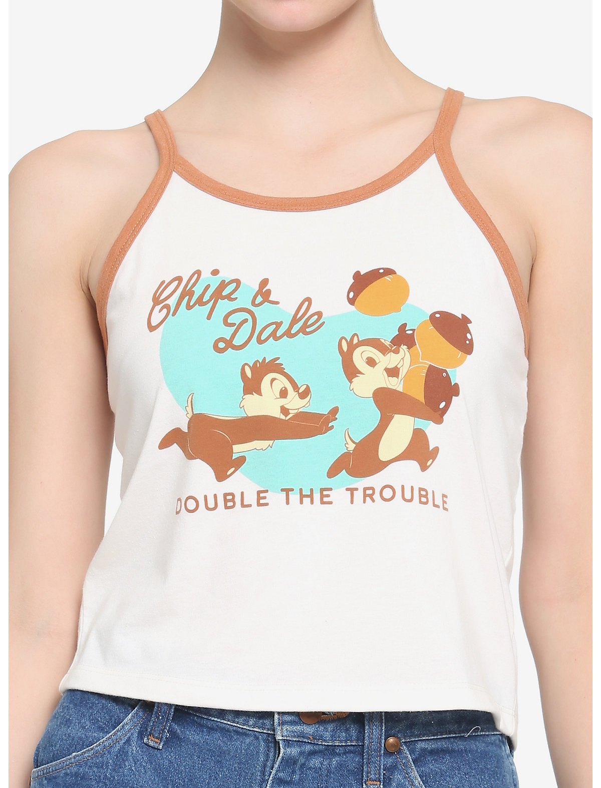 Her Universe Disney Chip'N' Dale Contrast Tank Top