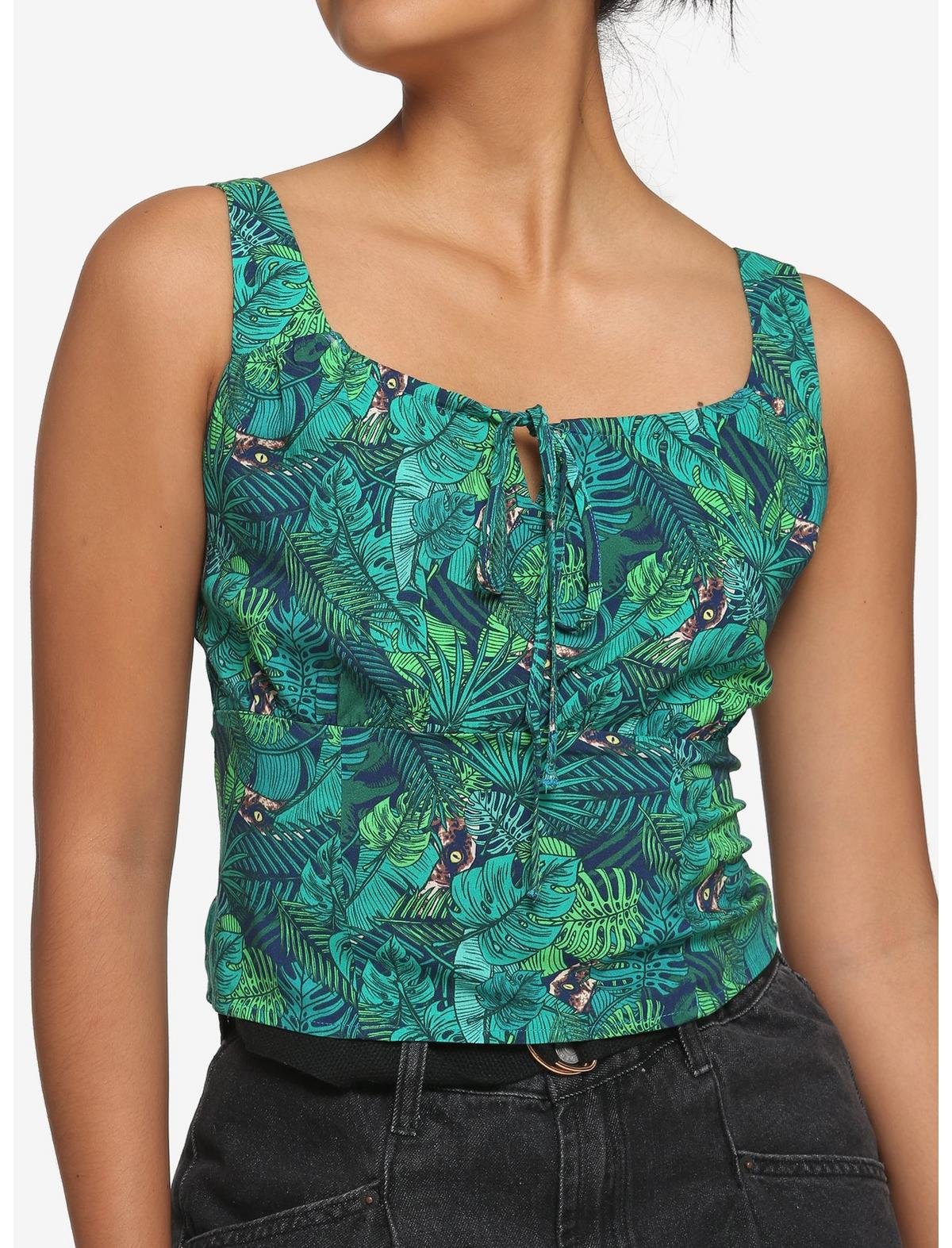 Her Universe Jurassic World Dinosaur Foliage Tank Top