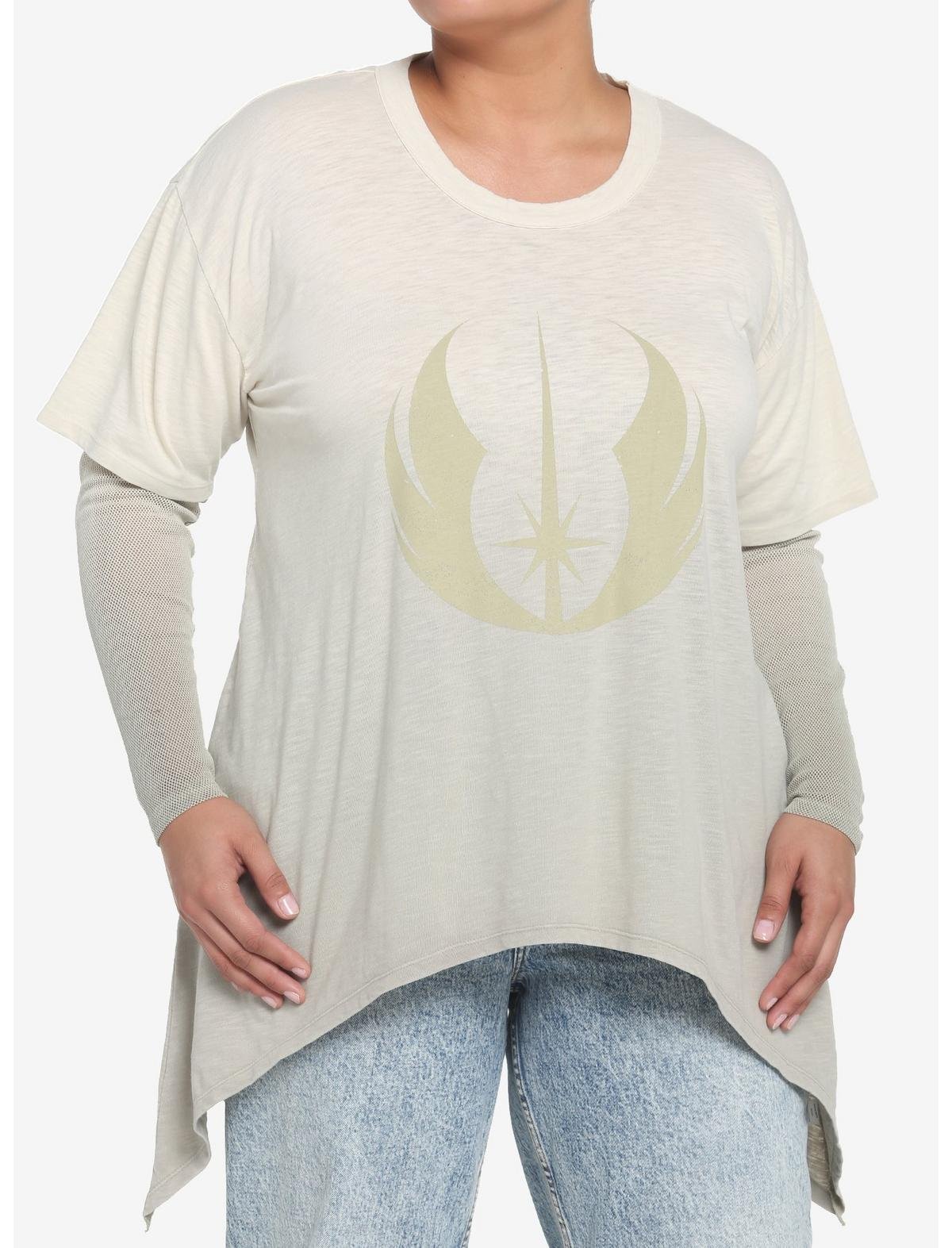 Her Universe Star Wars Obi-Wan Kenobi Jedi Symbol Twofer Long-Sleeve T-Shirt Plus Size