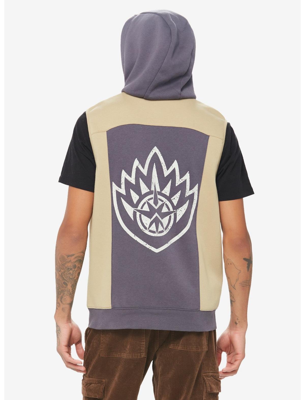 Our Universe Marvel Guardians Of The Galaxy Drax Sleeveless Hoodie