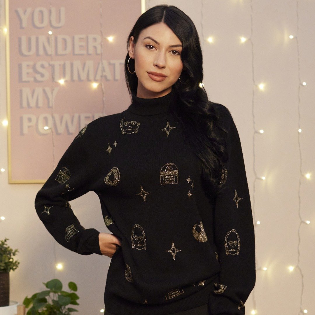 Her Universe Star Wars Icons Mock Neck Sweater Her Universe Exclusive