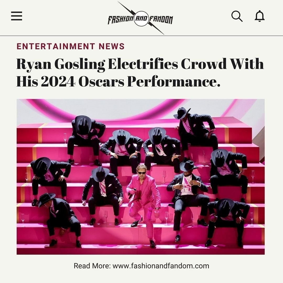 I think we all knew we would love Ryan Gosling&rsquo;s performance of &ldquo;I&rsquo;m Just Ken&rdquo; from the Barbie movie at the Oscars, but I don&rsquo;t know if we knew how epic it was going to be. Gosling dazzled the crowd of Hollywood A-lister