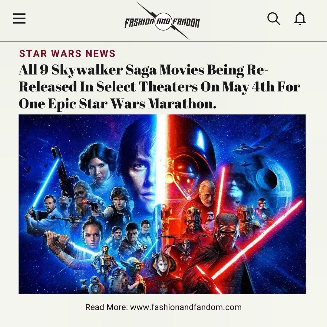 It looks like May the 4th just got a whole lot more epic! Better grab those tickets before they disappear into a galaxy far, far away. It&rsquo;s the ultimate #StarWars Marathon, and you don&rsquo;t want to miss it! 💫 

Click link in bio for more on