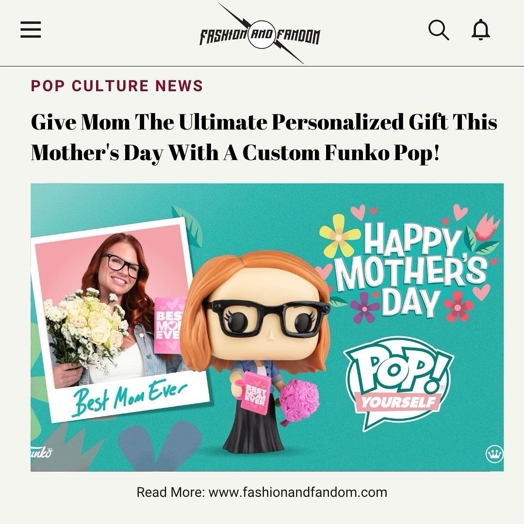 Why settle for flowers or chocolates when you can give your mom a custom Funko Pop! This unique gift will show her that you put thought and effort into finding something special just for her. 🌸💫💜

Click link in bio for more on the new #MothersDay 