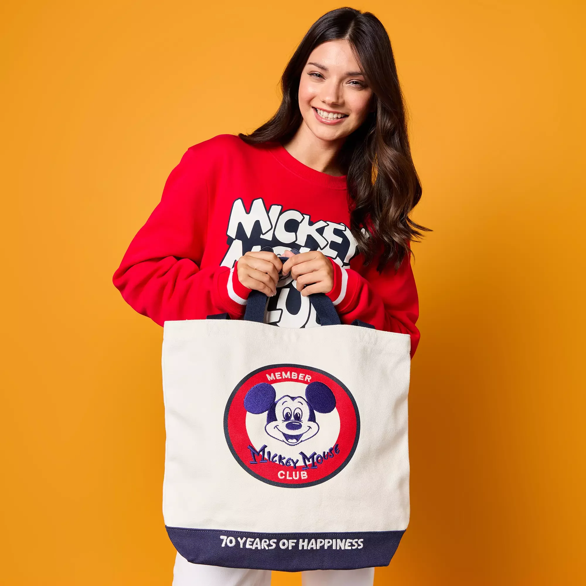 The Mickey Mouse Club 70th Anniversary Canvas Tote