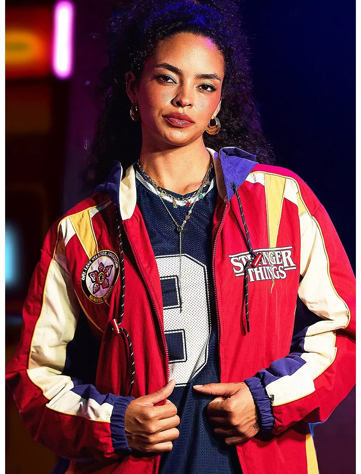 Stranger Things Color Block Windbreaker - BoxLunch Exclusive