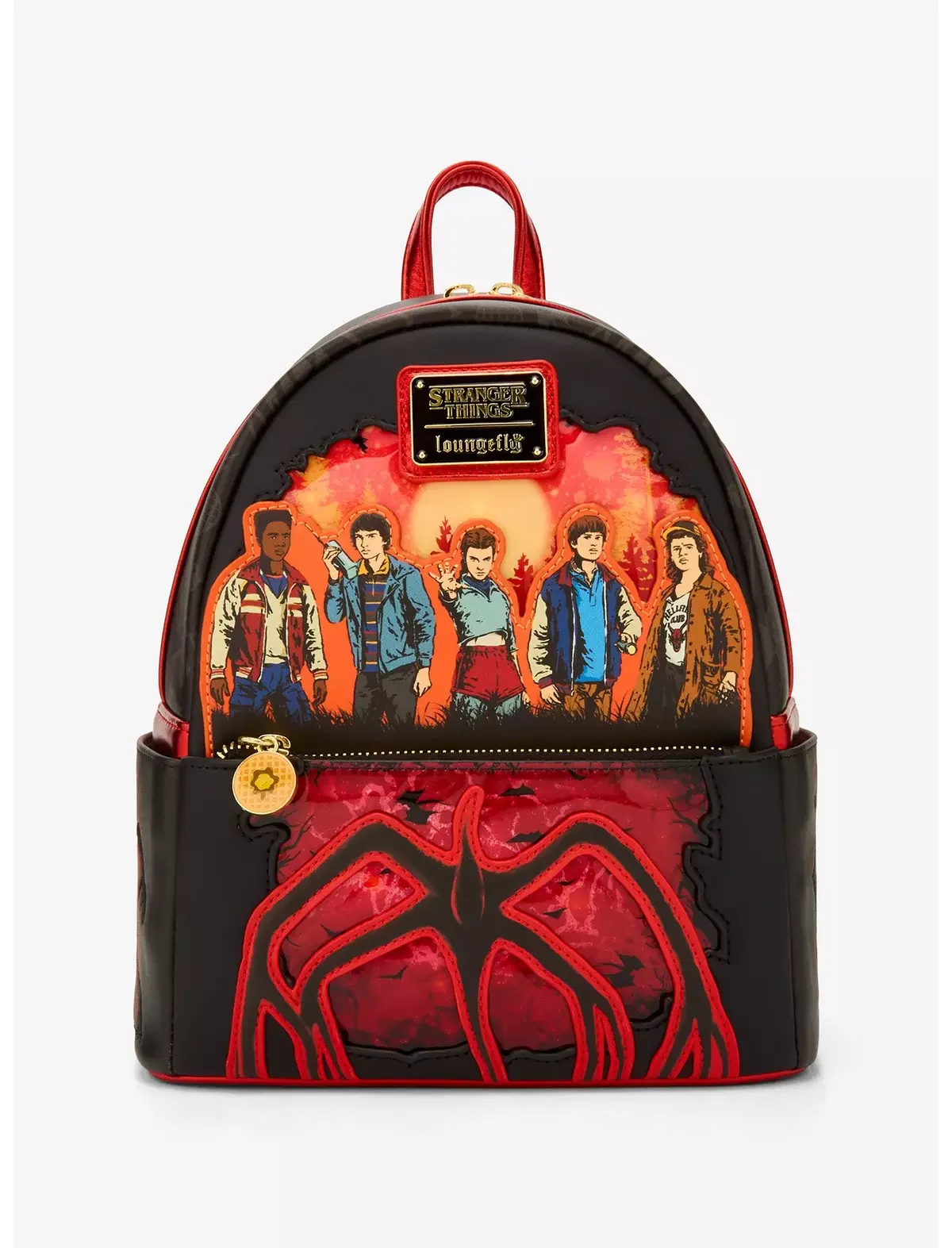 Loungefly Stranger Things Group Portrait Light-Up Mini Backpack - BoxLunch Exclusive