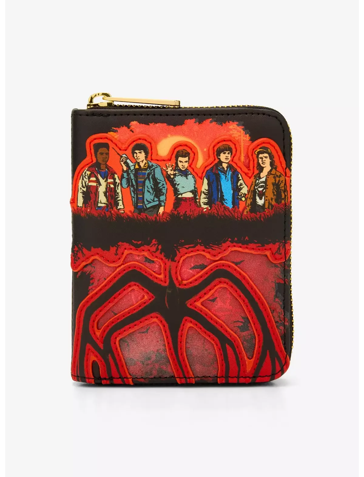 Loungefly Stranger Things Group Portrait Small Zip Wallet - BoxLunch Exclusive