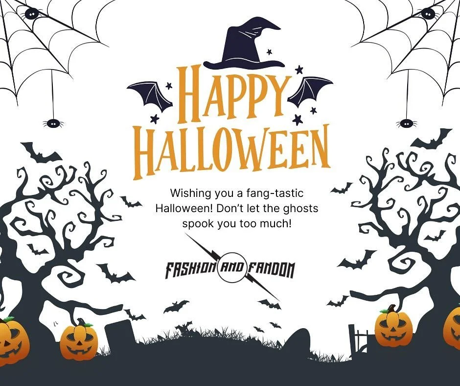 Wishing all you ghouls and ghosts a spooktacular Halloween! 🎃👻 #happyhalloween #fashionandfandom