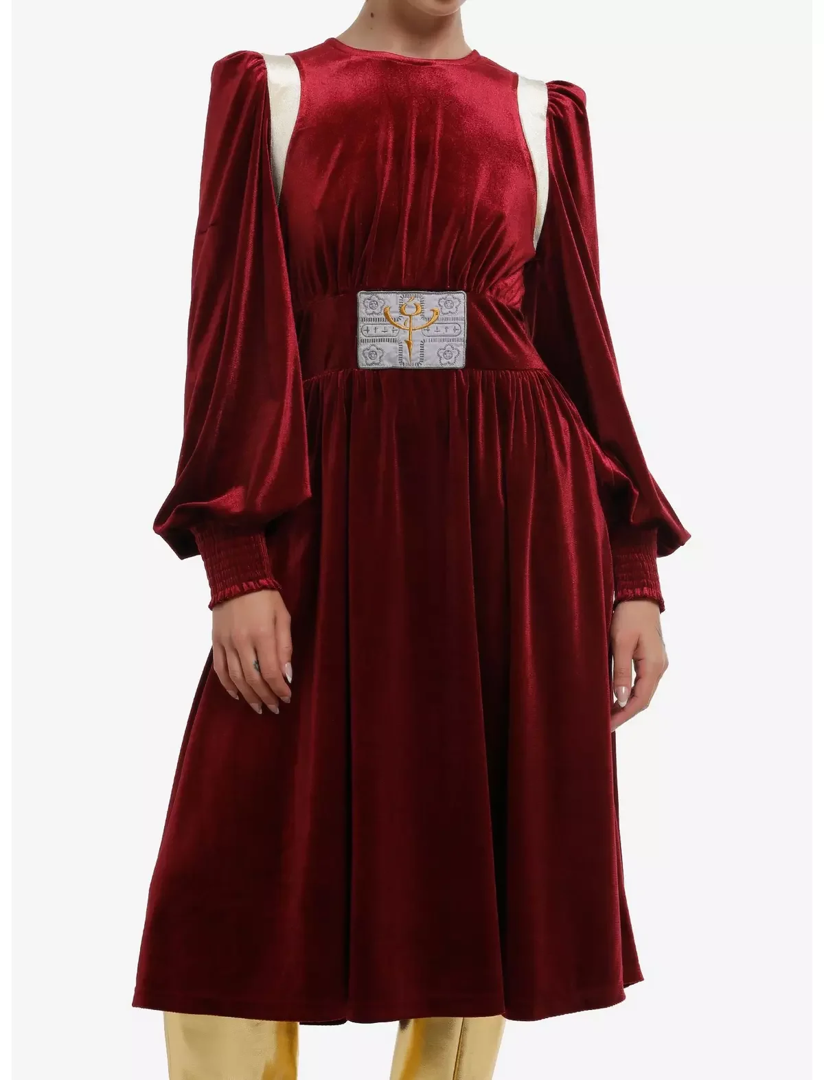Her Universe Star Wars Padmé Velvet Bishop Sleeve Dress Her Universe Exclusive