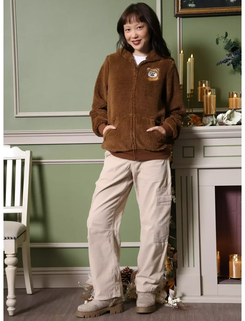 Her Universe Star Wars Ewok Sherpa Hoodie Her Universe Exclusive