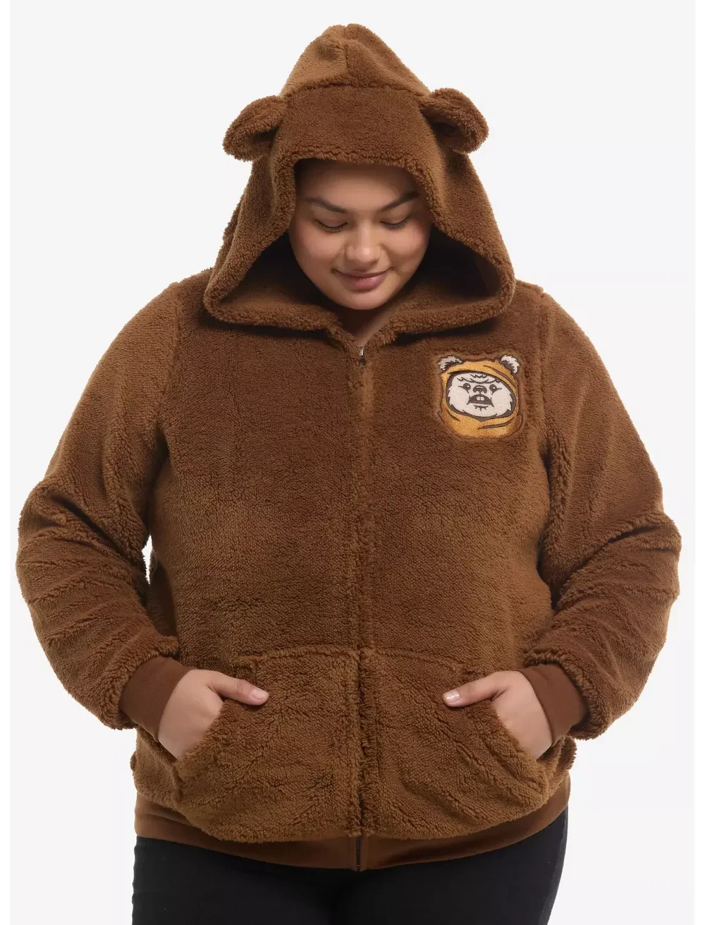 Her Universe Star Wars Ewok Sherpa Hoodie Plus Size Her Universe Exclusive