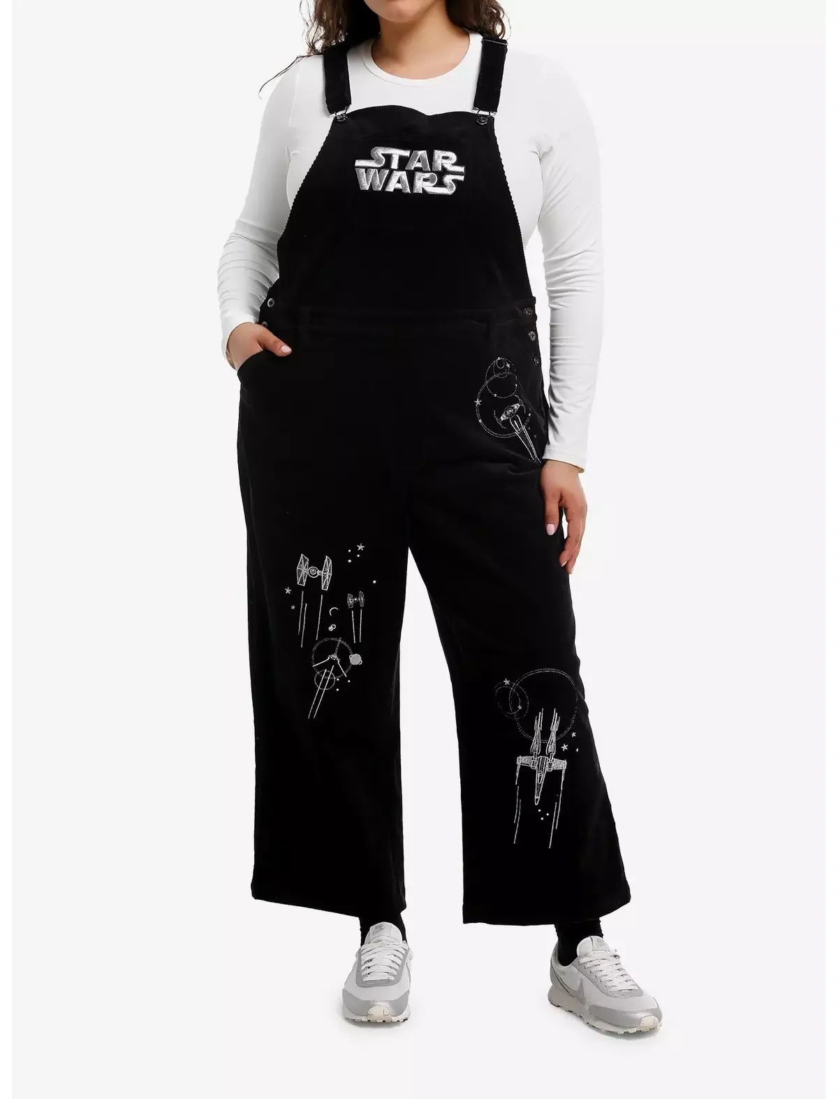 Her Universe Star Wars Ships Wide Leg Overalls Plus Size Her Universe Exclusive