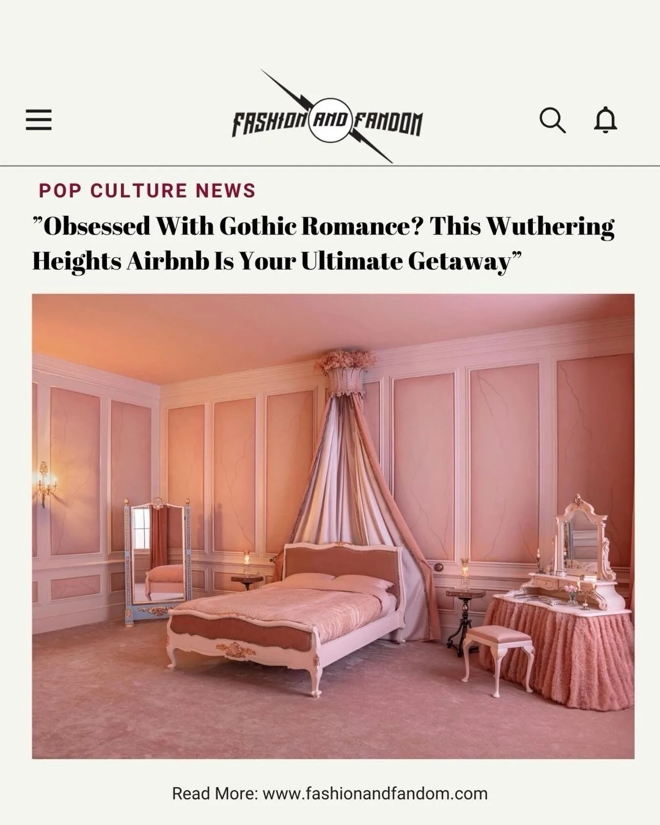 The moors are calling &mdash; and this might be the most romantic Airbnb ever created 🌫️💗
To celebrate&nbsp;&ldquo;Wuthering Heights&rdquo;, fans can apply to stay overnight inside Cathy&rsquo;s iconic bedroom&hellip; and it&rsquo;s completely FREE