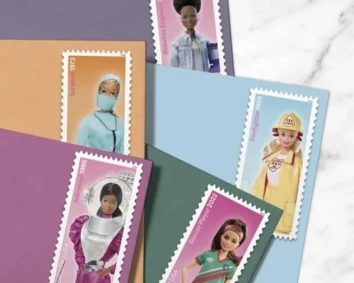 From Astronaut to Rock Star: Barbie's Legendary Careers Shine on New USPS Stamps