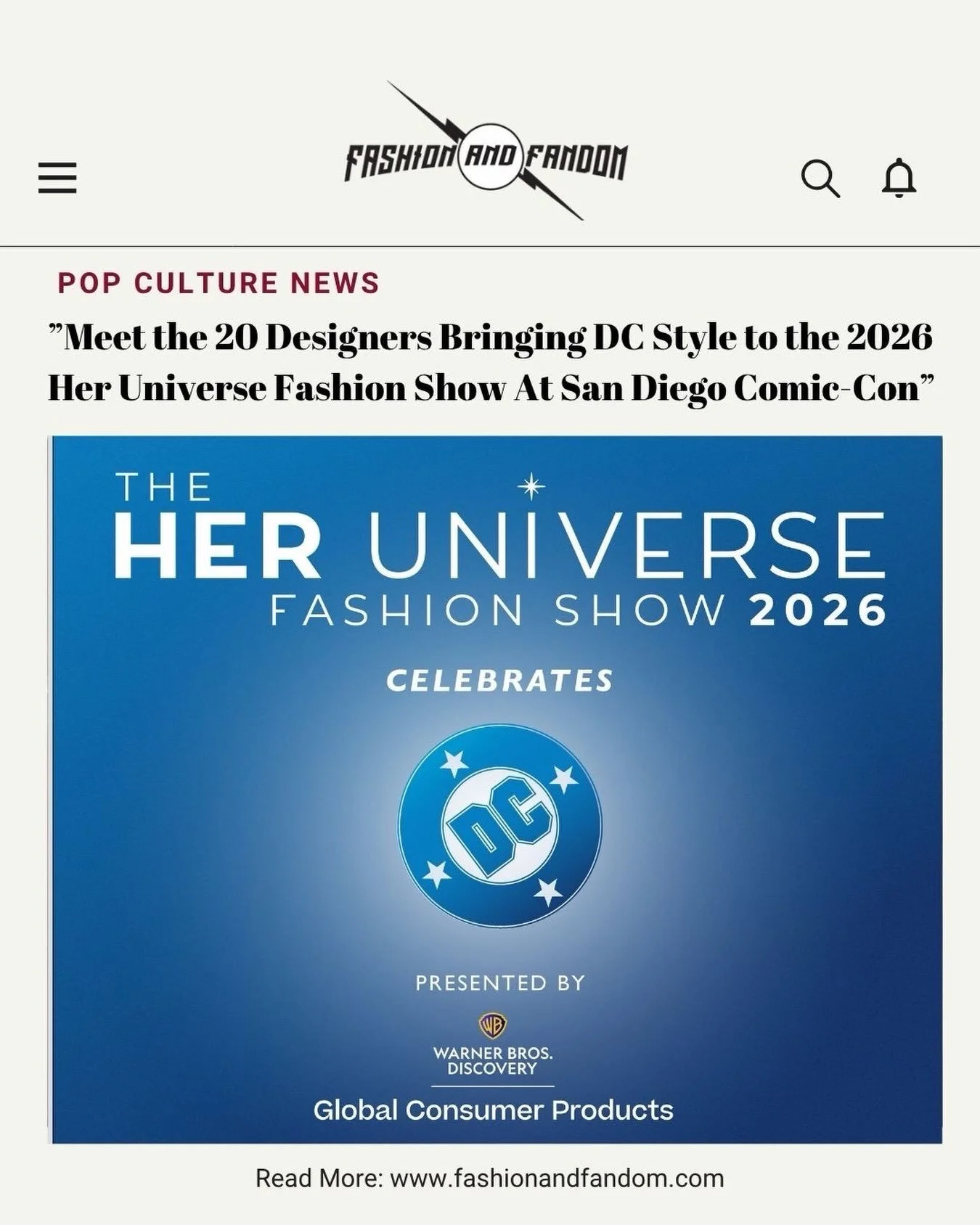 💥 Heroes. Villains. Haute couture. 💥
Her Universe has unveiled the 20 talented designers competing in the 12th Annual Her Universe Fashion Show at San Diego Comic-Con! This year&rsquo;s runway celebrates the iconic world of DC with one-of-a-kind cr