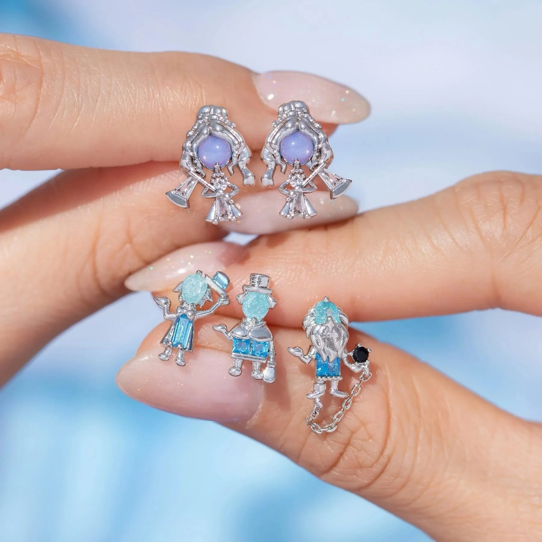 👻✨ The Happy Haunts have officially entered their jewelry era. 💎#GirlsCrew has a new Disney x Haunted Mansion collection&nbsp;with styles inspired by the mansion&rsquo;s most iconic spirits&mdash;and we&rsquo;re ready to let them follow us home. 👻