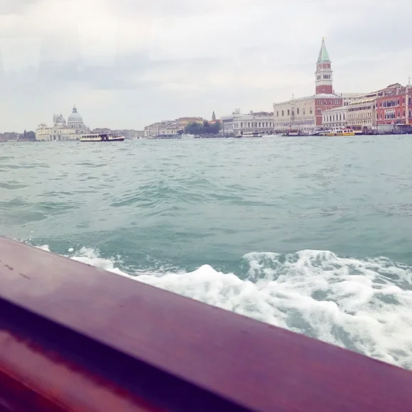 Pulling into Venice, the start of a new adventure.