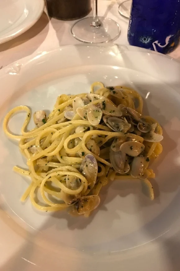 Baby clams and pasta… my favorite meal of the trip.