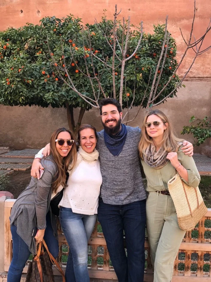 “The family, plus one!”
